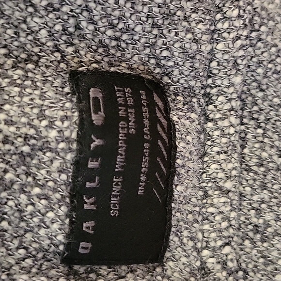 Oakley mens medium blue-grey sweater - Picture 3 of 4